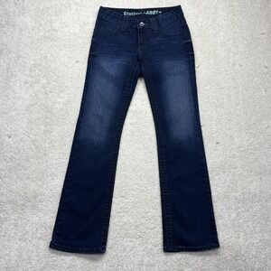 Cruel Denim Abby Jeans Womens 25/0R Dark Wash‎ Low Rise Bootcut Stretch Denim